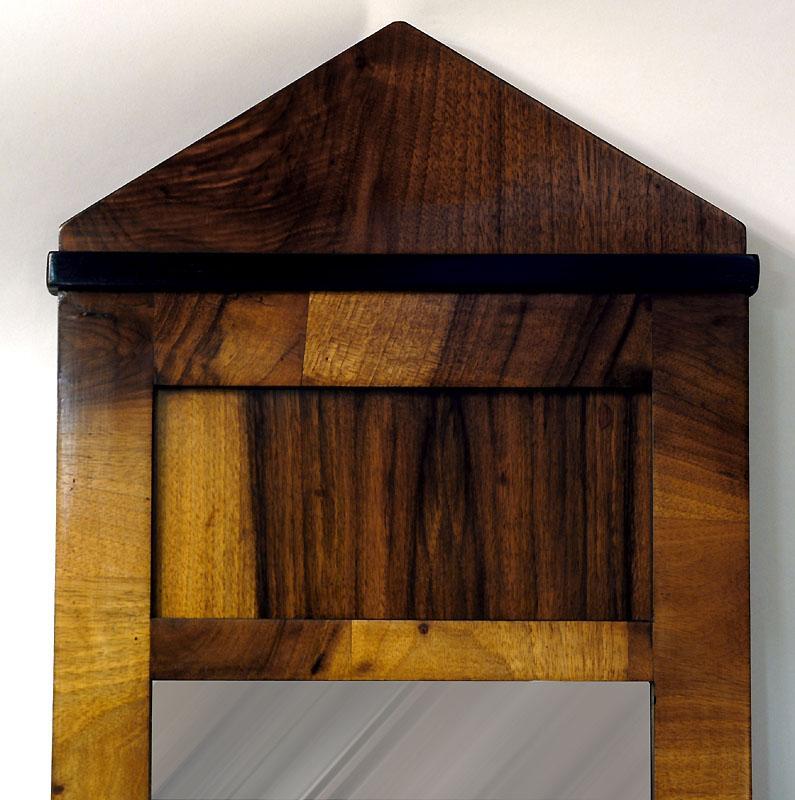 19th C. Biedermeier Rosewood Mirror 19th C. Biedermeier Rosewood Mirror