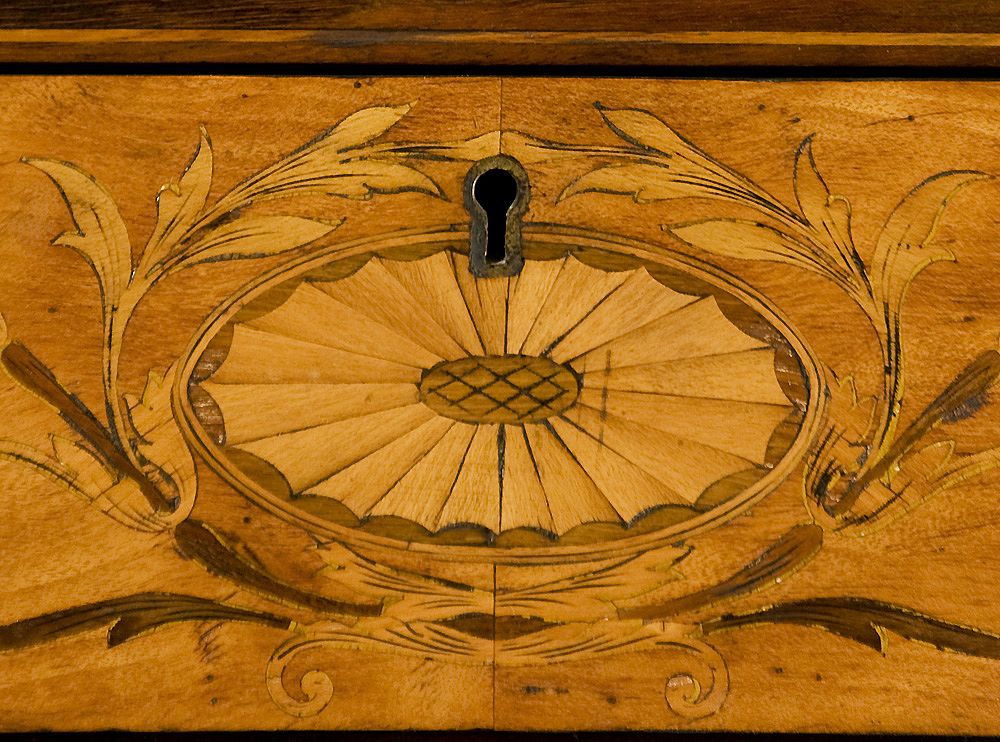 Pair of Matching 19th C. Edwardian Satinwood Inlaid Display Cabinets Pair of Matching 19th C. Edwardian Satinwood Inlaid Display Cabinets