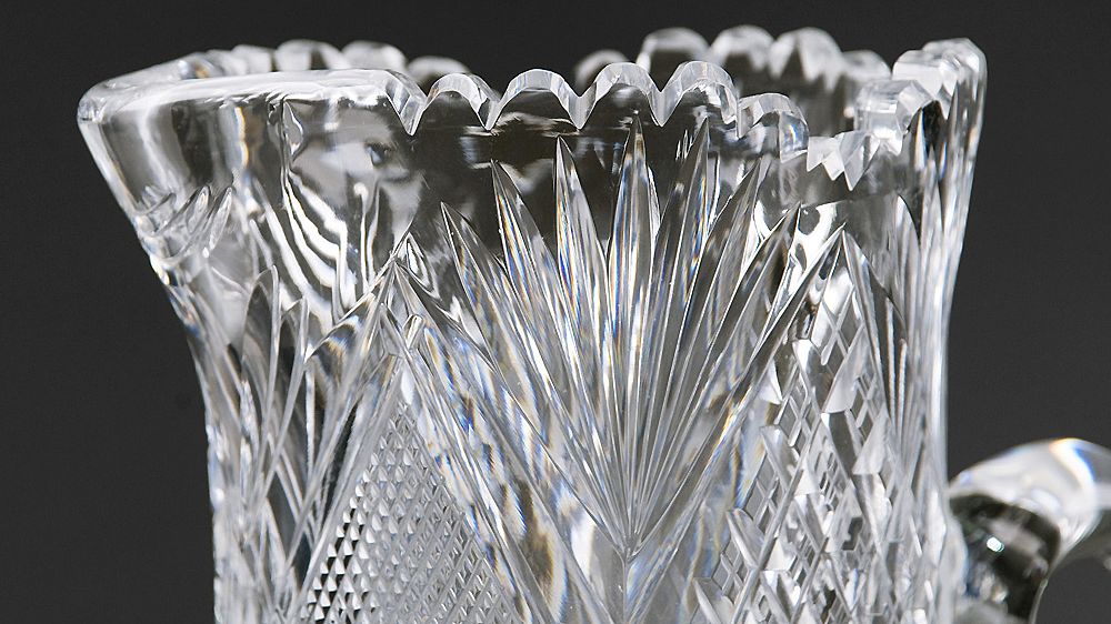 Brilliant Period Cut Glass Pitcher Brilliant Period Cut Glass Pitcher