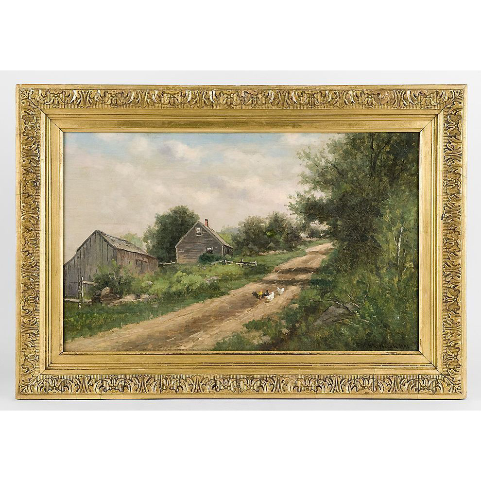 Frank Henry Shapleigh O/C Titled, Old Road In Jackson, N. H. Frank Henry Shapleigh O/C Titled, Old Road In Jackson, N. H.