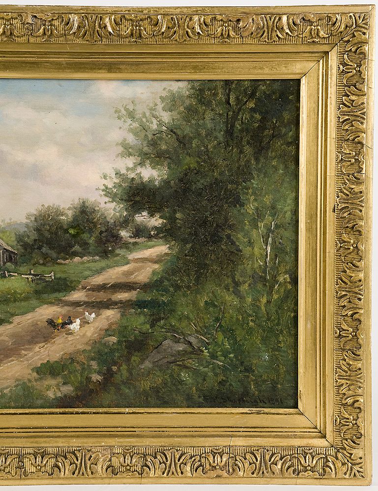 Frank Henry Shapleigh O/C Titled, Old Road In Jackson, N. H. Frank Henry Shapleigh O/C Titled, Old Road In Jackson, N. H.