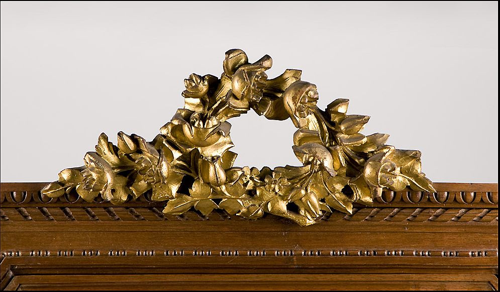 19th C. Louis XV Carved Giltwood And Mahogany Vitrine 19th C. Louis XV Carved Giltwood And Mahogany Vitrine