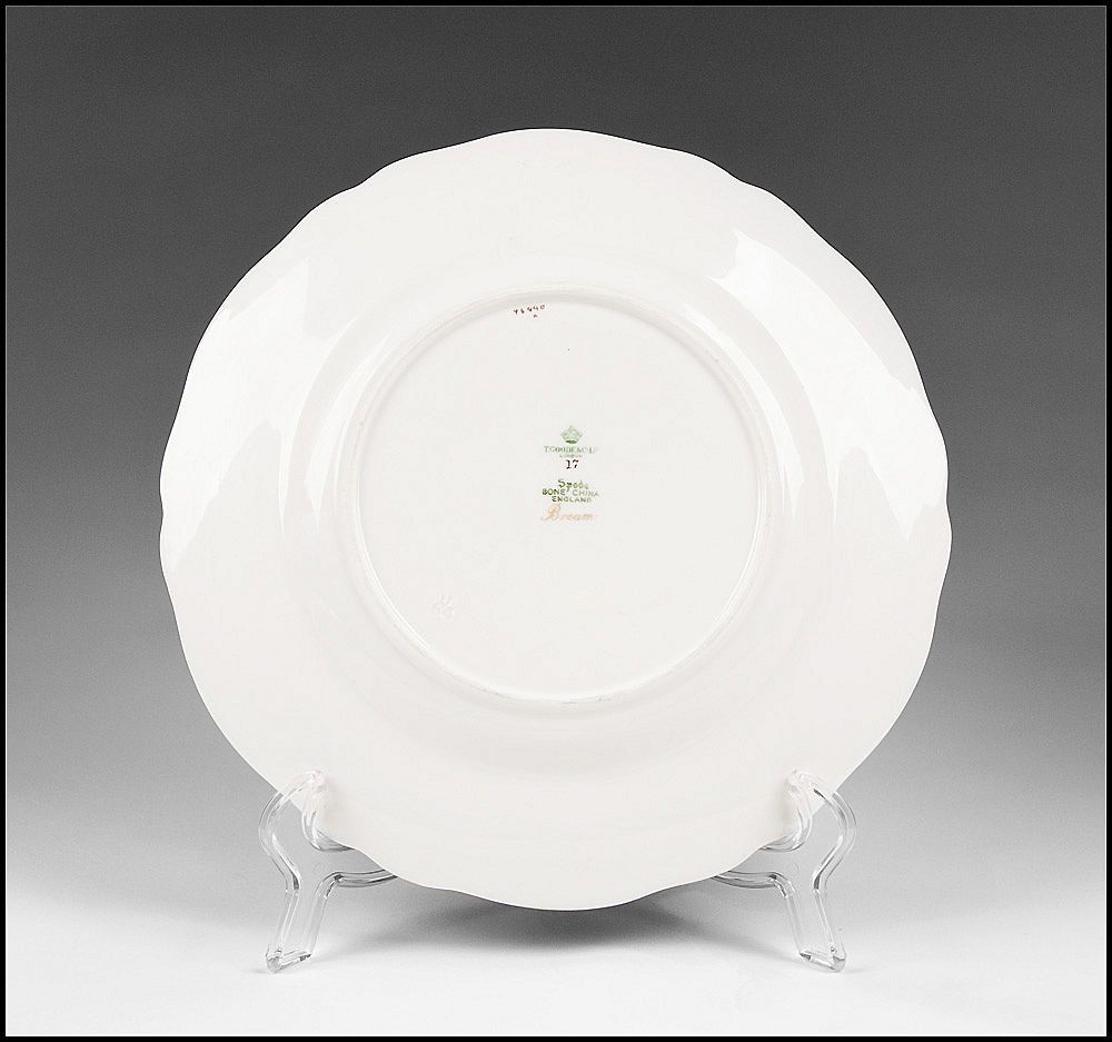 Set of 8 late 19th C. Spode Hand Painted Bone China Game Fish Plates Set of 8 late 19th C. Spode Hand Painted Bone China Game Fish Plates