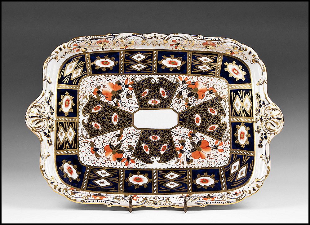 19th C. Davenport Imari Decorated Tea Tray 19th C. Davenport Imari Decorated Tea Tray