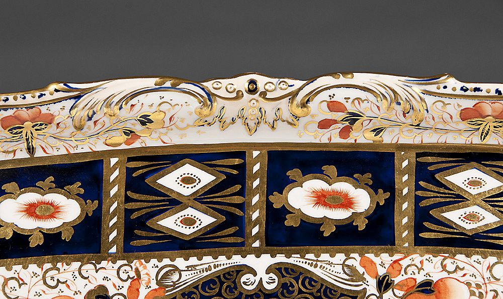 19th C. Davenport Imari Decorated Tea Tray 19th C. Davenport Imari Decorated Tea Tray