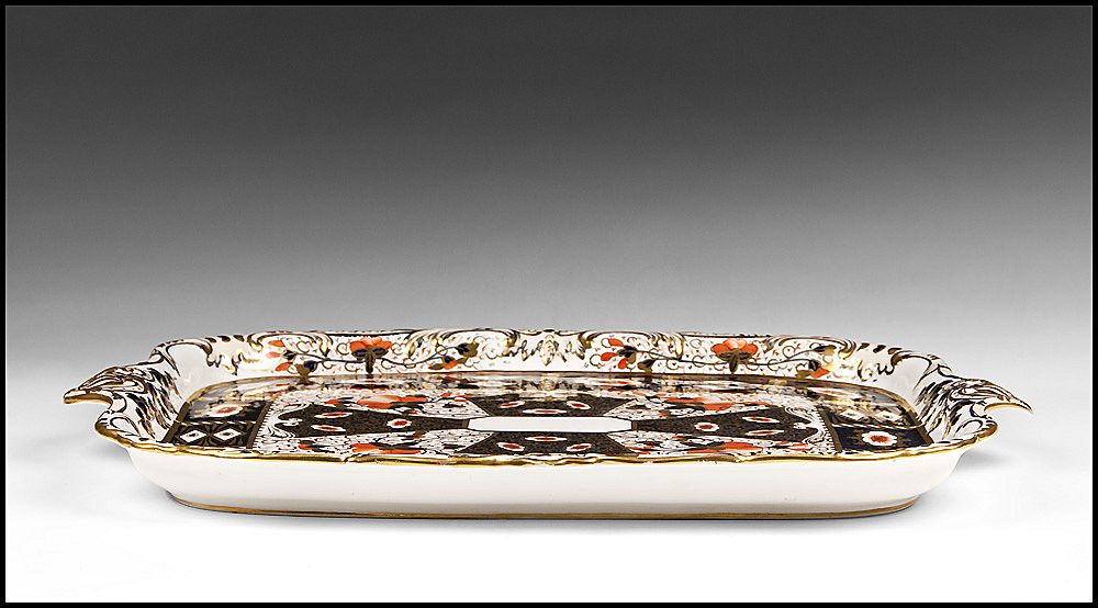 19th C. Davenport Imari Decorated Tea Tray 19th C. Davenport Imari Decorated Tea Tray
