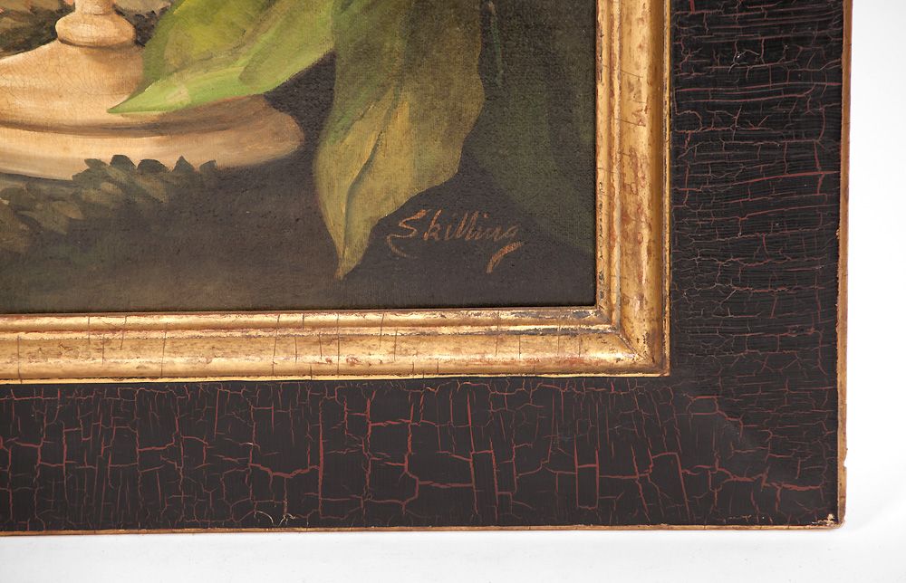 William Skilling Painting On Canvas of Monkeys William Skilling Painting On Canvas of Monkeys