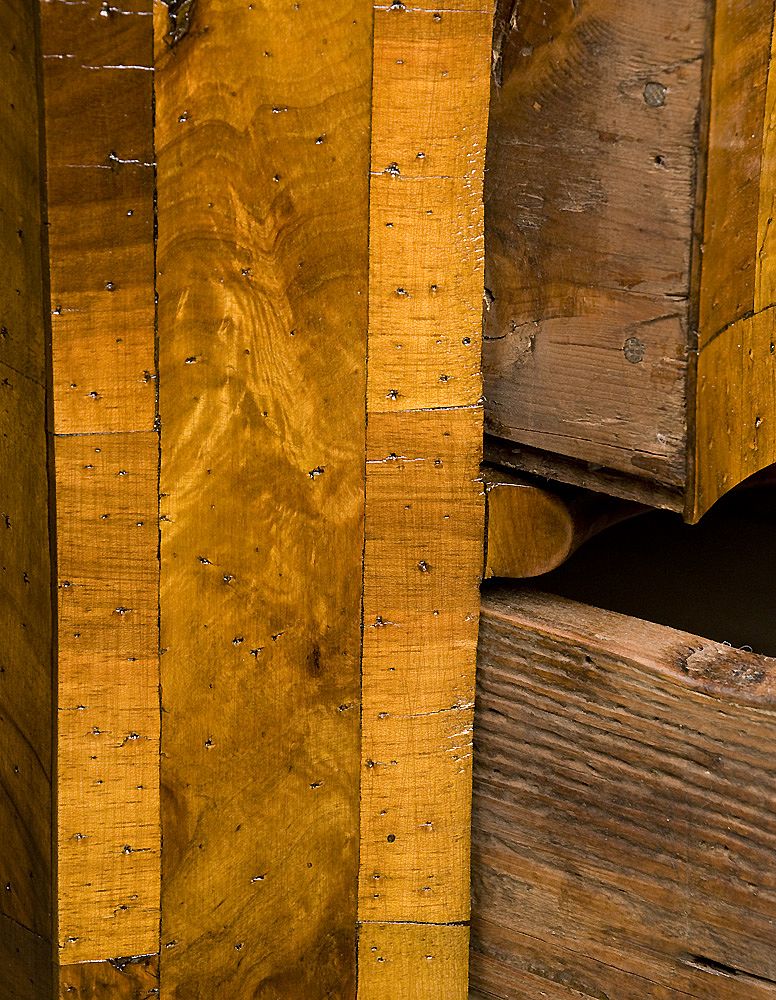 18th C. Northern Italian Olive Wood Slant Front Bureau Desk 18th C. Northern Italian Olive Wood Slant Front Bureau Desk