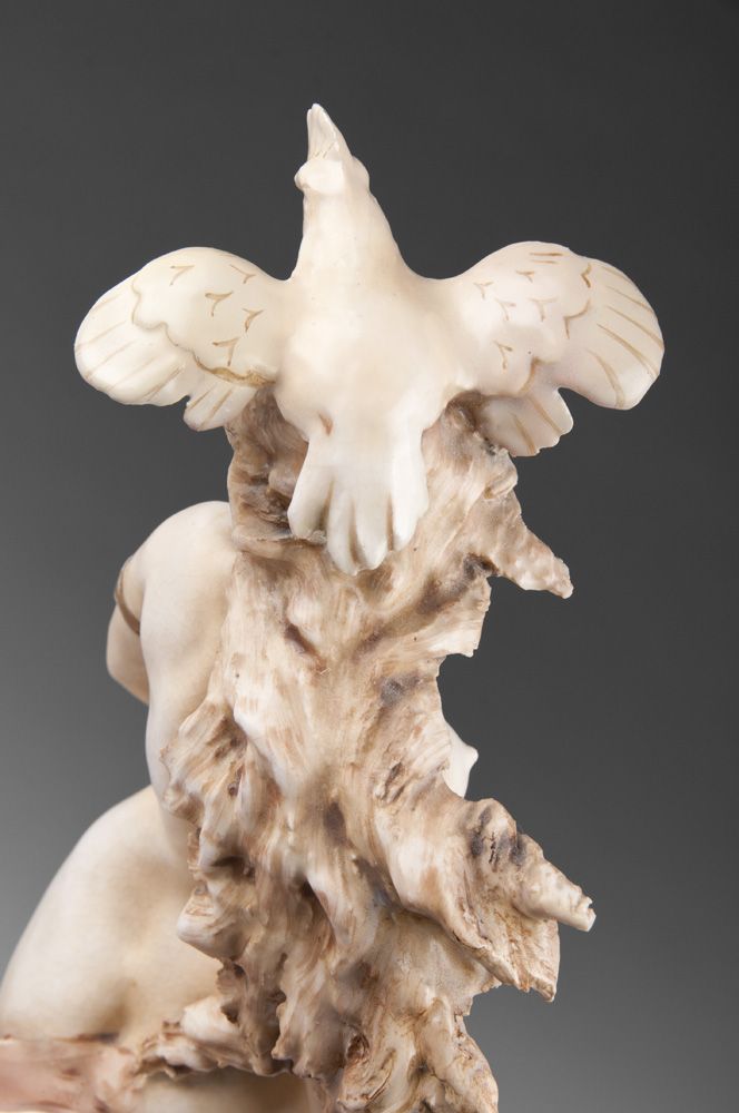 Turn Teplitz Bohemian Pottery Figure Of Enchantress Turn Teplitz Bohemian Pottery Figure Of Enchantress