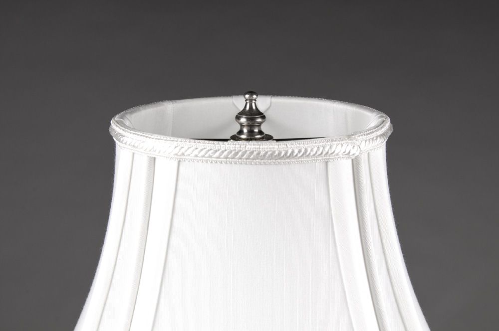 Mid 20th C. Green Marble And Silver Column Lamp Mid 20th C. Green Marble And Silver Column Lamp