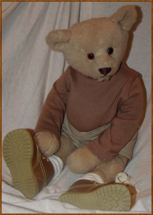 Bearly There Teddy Bear "Tagalong" NMint with tag Bearly There Teddy Bear "Tagalong" NMint with tag