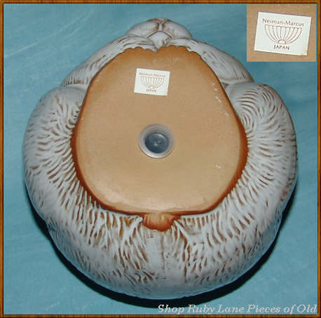 Pottery Rabbit Planter made for Neiman Marcus MIB 1970's Pottery Rabbit Planter made for Neiman Marcus MIB 1970's