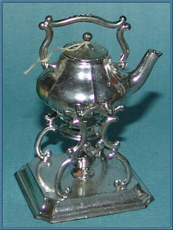 1920's German Miniature Tea Pot with warming stand MINT in Original Box 1920's German Miniature Tea Pot with warming stand MINT in Original Box