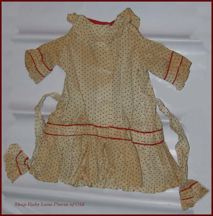 Antique Doll Dress for your French Jumeau Bebe Antique Doll Dress for your French Jumeau Bebe