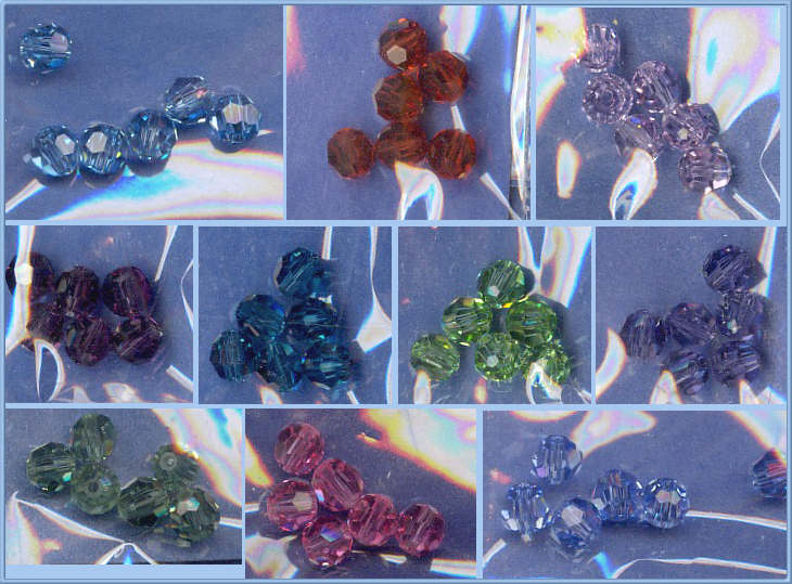 50 Packages of Genuine Swarovski Crystal Beads 4mm, Asst. Colors 50 Packages of Genuine Swarovski Crystal Beads 4mm, Asst. Colors