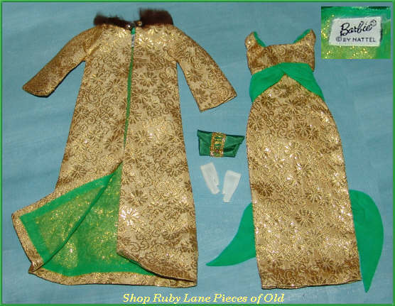 Vintage Barbie Doll Outfit Golden Glory 1645 made between 1965 and 1966