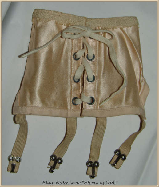 Miniature Ivy brand Salesman Sample Corset Girdle c.1940 Miniature Ivy brand Salesman Sample Corset Girdle c.1940