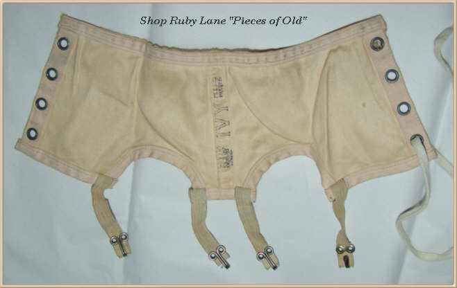 Miniature Ivy brand Salesman Sample Corset Girdle c.1940 Miniature Ivy brand Salesman Sample Corset Girdle c.1940