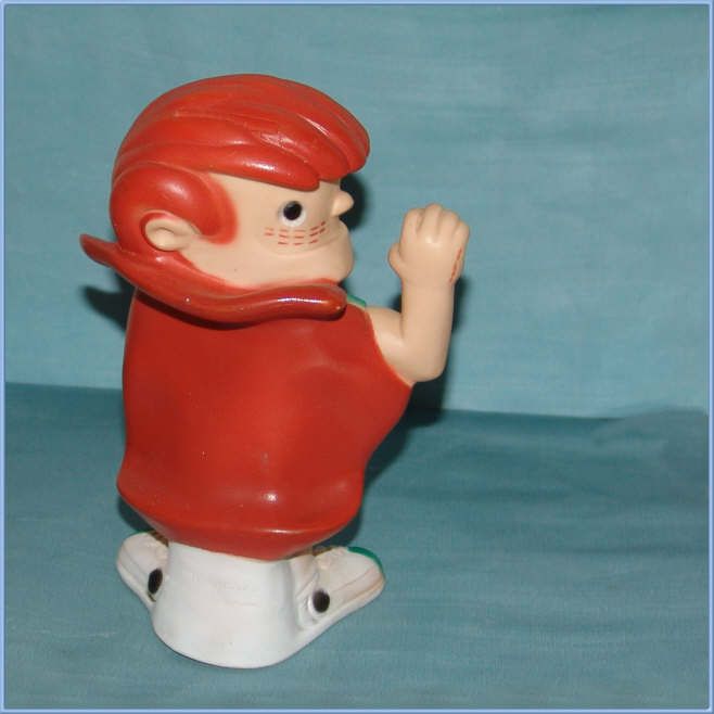 1975 Vinyl Advertising Doll Bank, "Taped Crusader" Curad Bandages 1975 Vinyl Advertising Doll Bank, "Taped Crusader" Curad Bandages