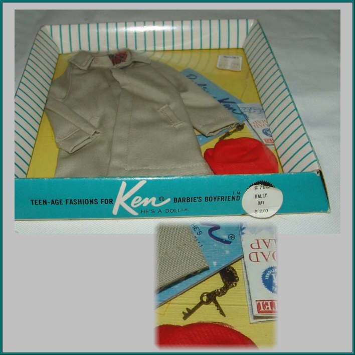 Vintage Mattel Ken Doll Outfit #788 "Rally Day" c.1962, Mint in Box Vintage Mattel Ken Doll Outfit #788 "Rally Day" c.1962, Mint in Box