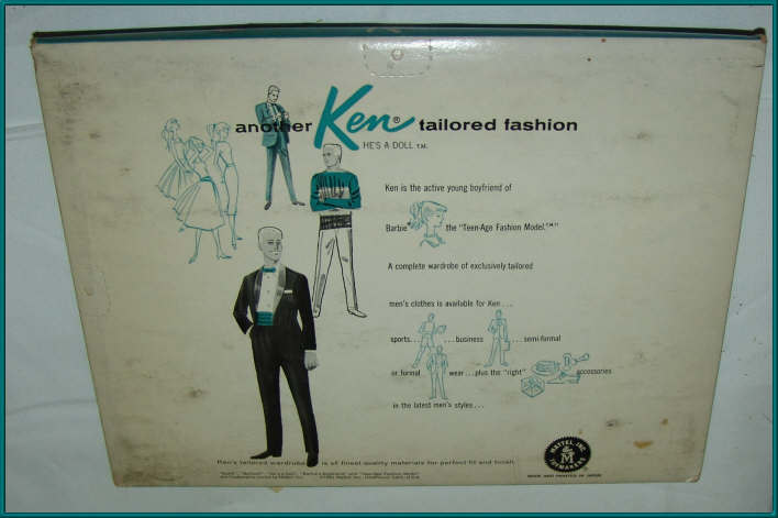 Vintage Mattel Ken Doll Outfit #790 "Time for Tennis" c.1962, Mint in Box Vintage Mattel Ken Doll Outfit #790 "Time for Tennis" c.1962, Mint in Box