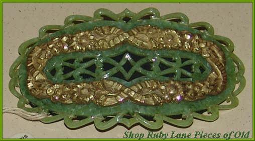 Gorgeous Large Flapper Dress Buckle Unused with tag Gorgeous Large Flapper Dress Buckle Unused with tag