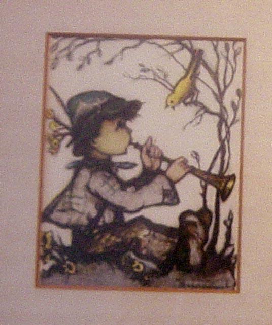 LAST CHANCE! Vintage B HUMMEL Matted, Framed Print Duo LAST CHANCE! Vintage B HUMMEL Matted, Framed Print Duo