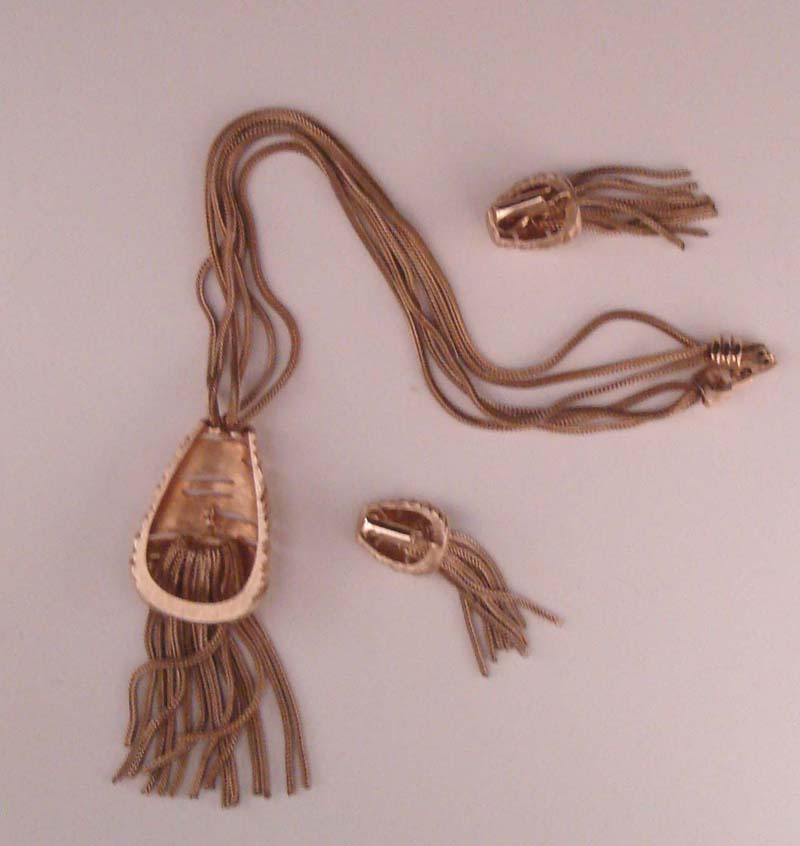 Vintage KRAMER Tassel Demi-Parure Vintage KRAMER Tassel Demi-Parure