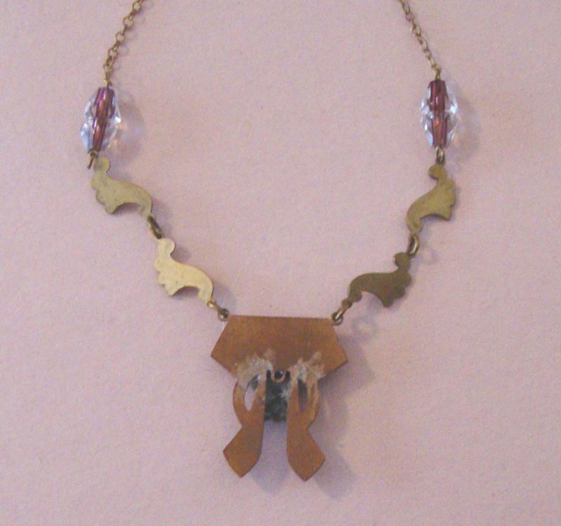 Vintage PIDIDDLY LINKS Pharaoh Face Egyptian Revival Necklace Vintage PIDIDDLY LINKS Pharaoh Face Egyptian Revival Necklace
