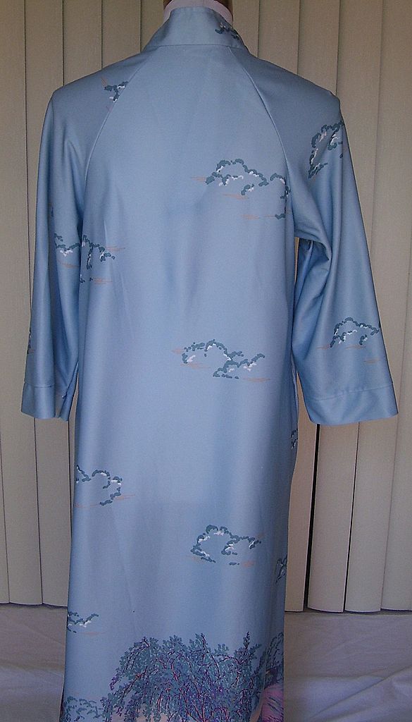 1960s Light Blue Robe / Lounger by T.V. Lounger 1960s Light Blue Robe / Lounger by T.V. Lounger