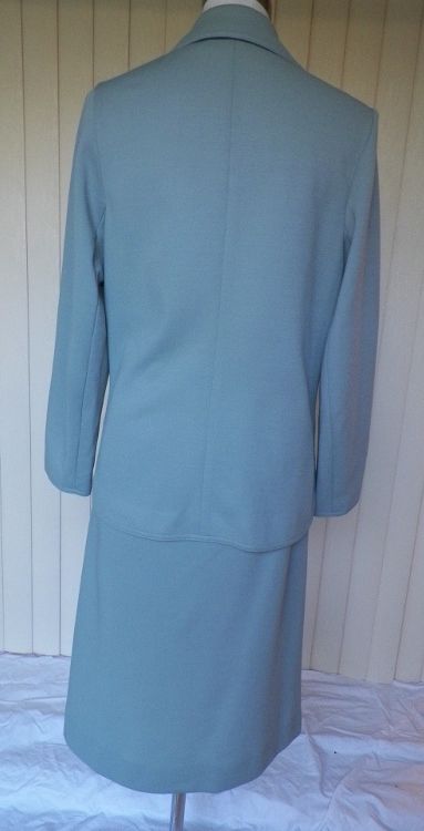1960s / 1970s Dusty Blue Jacket & Skirt - Butte Knit 1960s / 1970s Dusty Blue Jacket & Skirt - Butte Knit