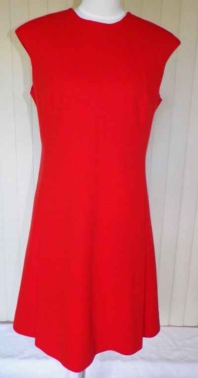 1960s Red Scooter / Office Dress 1960s Red Scooter / Office Dress