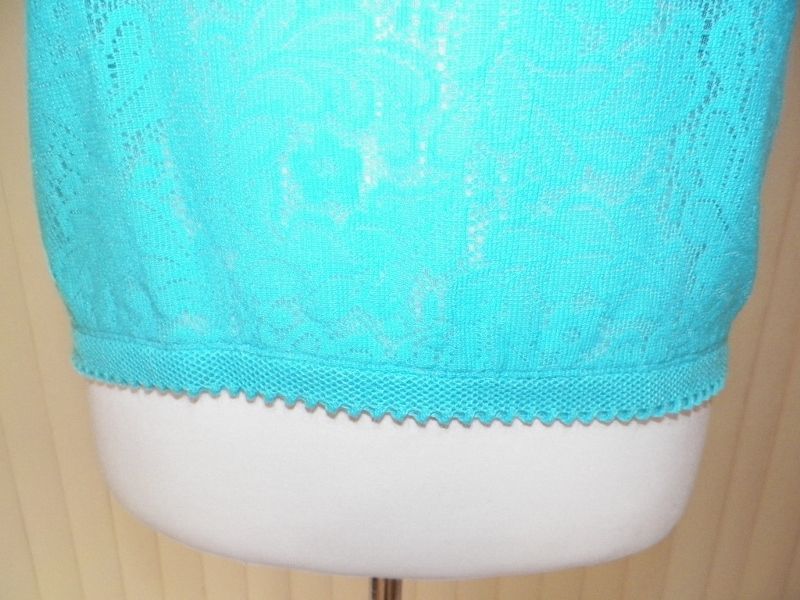 1970s Blue Lacy Look Pull Over Blouse 1970s Blue Lacy Look Pull Over Blouse