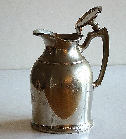 The Elton Hotel Waterbury Conn CT Early 1900s Landers Frary & Clark Universal Glass Lined Thermos Carafe The Elton Hotel Waterbury Conn CT Early 1900s Landers Frary & Clark Universal Glass Lined Thermos Carafe