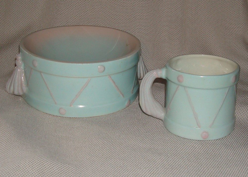 Very Unusual Baby Bowl - Dish & Cup Set Very Unusual Baby Bowl - Dish & Cup Set