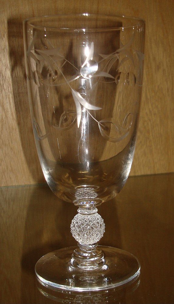 Vintage Stemware By Imperial Glass: Meander Pattern Vintage Stemware By Imperial Glass: Meander Pattern
