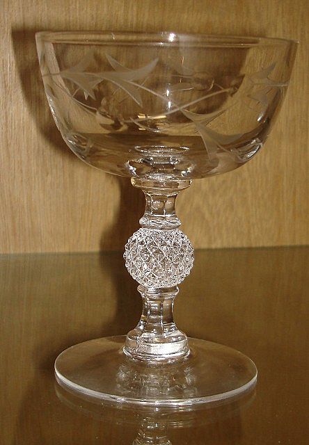 Vintage Stemware By Imperial Glass: Meander Pattern Vintage Stemware By Imperial Glass: Meander Pattern