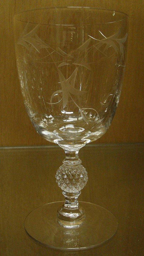 Vintage Stemware By Imperial Glass: Meander Pattern Vintage Stemware By Imperial Glass: Meander Pattern