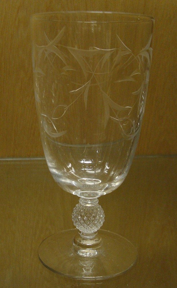 Vintage Stemware By Imperial Glass: Meander Pattern Vintage Stemware By Imperial Glass: Meander Pattern