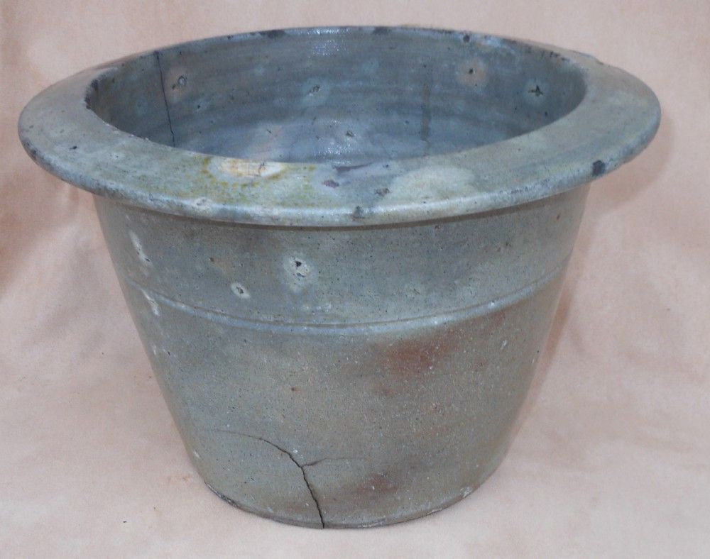 Vintage Pottery Milk Crock North Carolina Vintage Pottery Milk Crock North Carolina