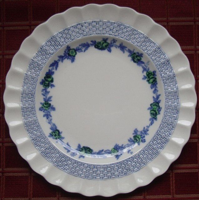 Rare Spode Blue Belle China Luncheon Plate Rare Spode Blue Belle China Luncheon Plate