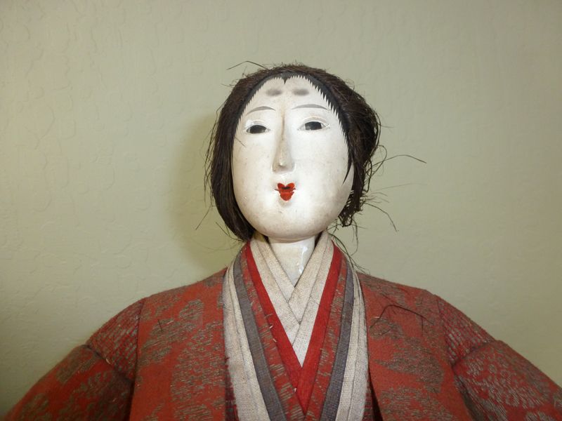 Pair of Japanese dolls Pair of Japanese dolls