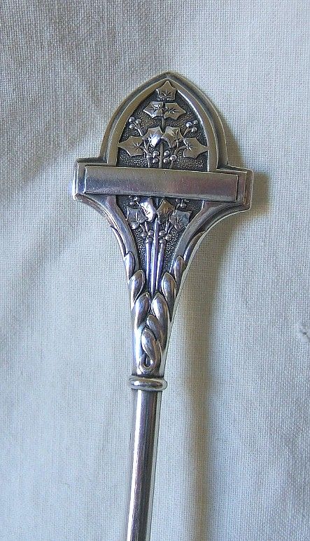 Gorham Sterling Croquette Server – IVY – Ca. 1865 Gorham Sterling Croquette Server – IVY – Ca. 1865