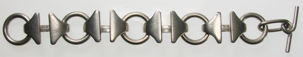 Modernist Jorgen Jensen Pewter Bracelet // 1960s Danish Modern Mid Century Design Modernist Jorgen Jensen Pewter Bracelet // 1960s Danish Modern Mid Century Design
