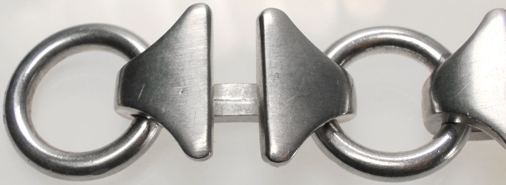 Modernist Jorgen Jensen Pewter Bracelet // 1960s Danish Modern Mid Century Design Modernist Jorgen Jensen Pewter Bracelet // 1960s Danish Modern Mid Century Design