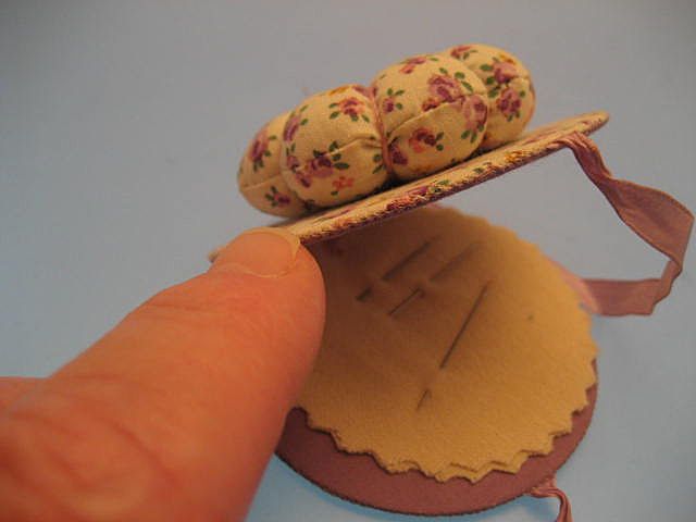 Pin Cushion Hat - Victorian Pin Cushion Hat - Victorian