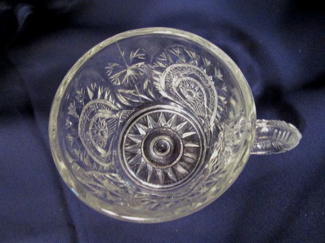 Lovely EAPG Slewed Horseshoe Punch Set with 18 Cups Lovely EAPG Slewed Horseshoe Punch Set with 18 Cups