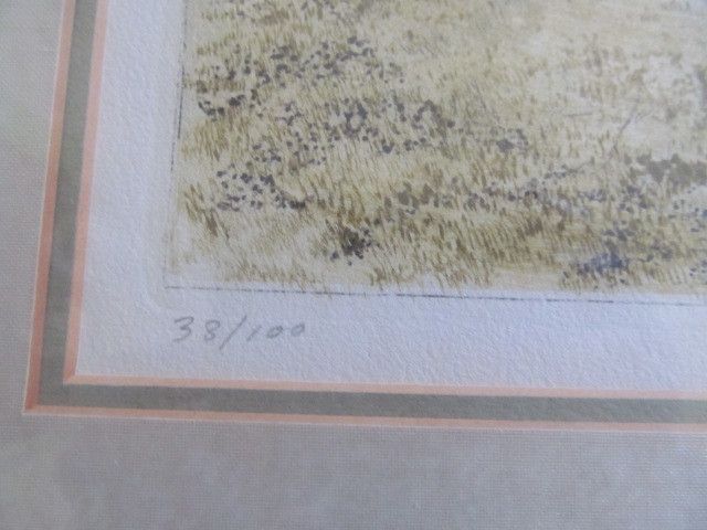 Paul Lancaster 1967 Original Graphic, May Dance, Numbered, Signed with Authentication Paul Lancaster 1967 Original Graphic, May Dance, Numbered, Signed with Authentication