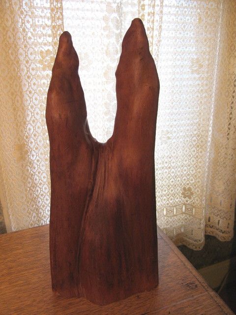 Mid Century 17 1/2" Cypress Wood Root Decorative Piece Mid Century 17 1/2" Cypress Wood Root Decorative Piece