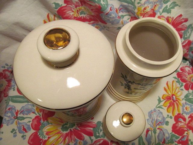 3 Apothecary Jars by Blair 3 Apothecary Jars by Blair